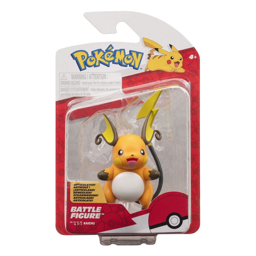 Pokémon Raichu 2" Scale PVC Battle Figure