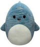 Squishmallows Lamar the Blue Whale Shark 12" Plush