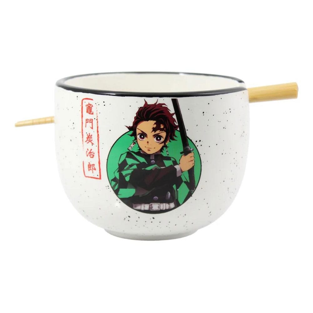 Demon Slayer Tanjiro Ramen Bowl with Chopsticks 414 ml
