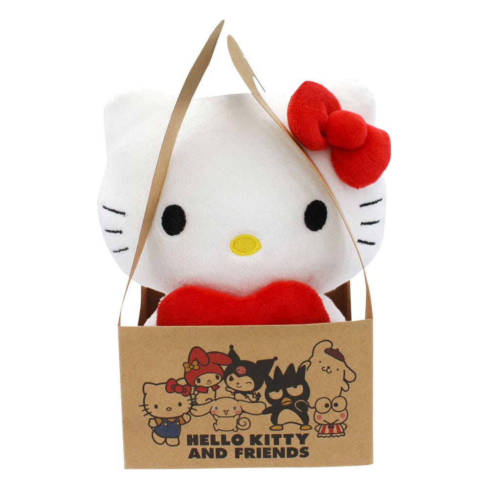 Sanrio Hello Kitty Heart Plush Figure 14 cm