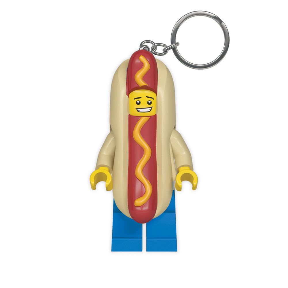 LEGO Classic Hot Dog Light Up Keychain 8 cm