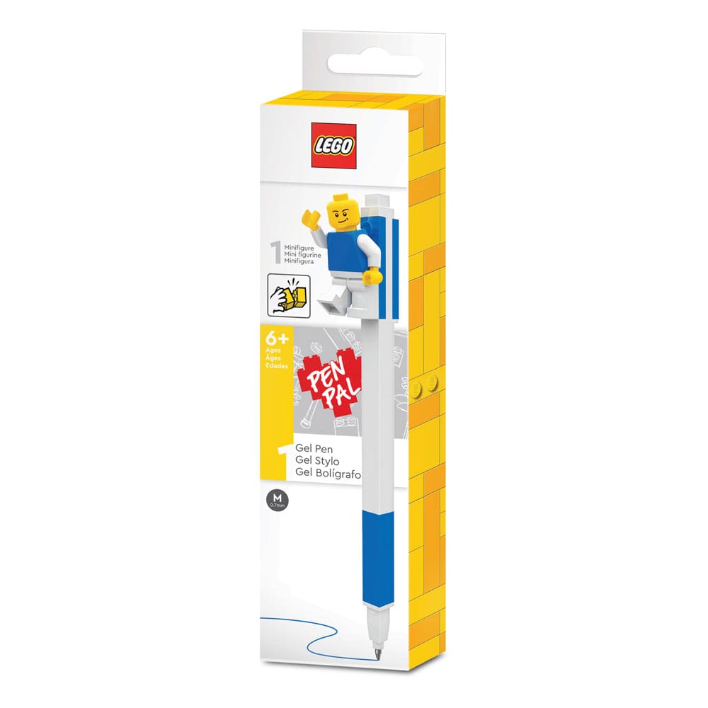 LEGO Blue Gel Pens with Minifigure