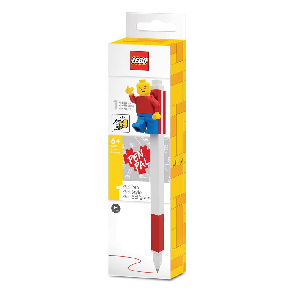 LEGO Red Gel Pens with Minifigure