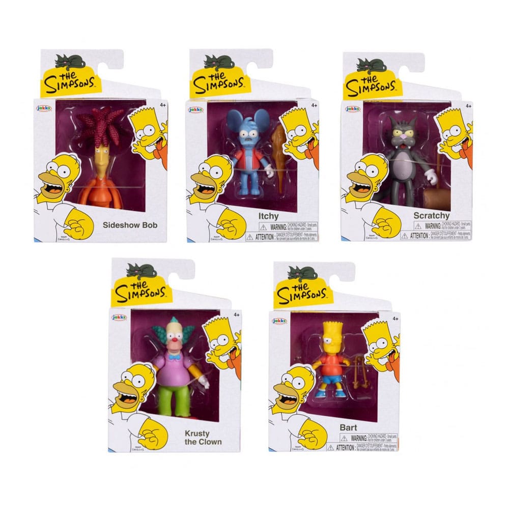 The Simpsons Mini Figures Wave 2 7 cm Assortment 8 Pack