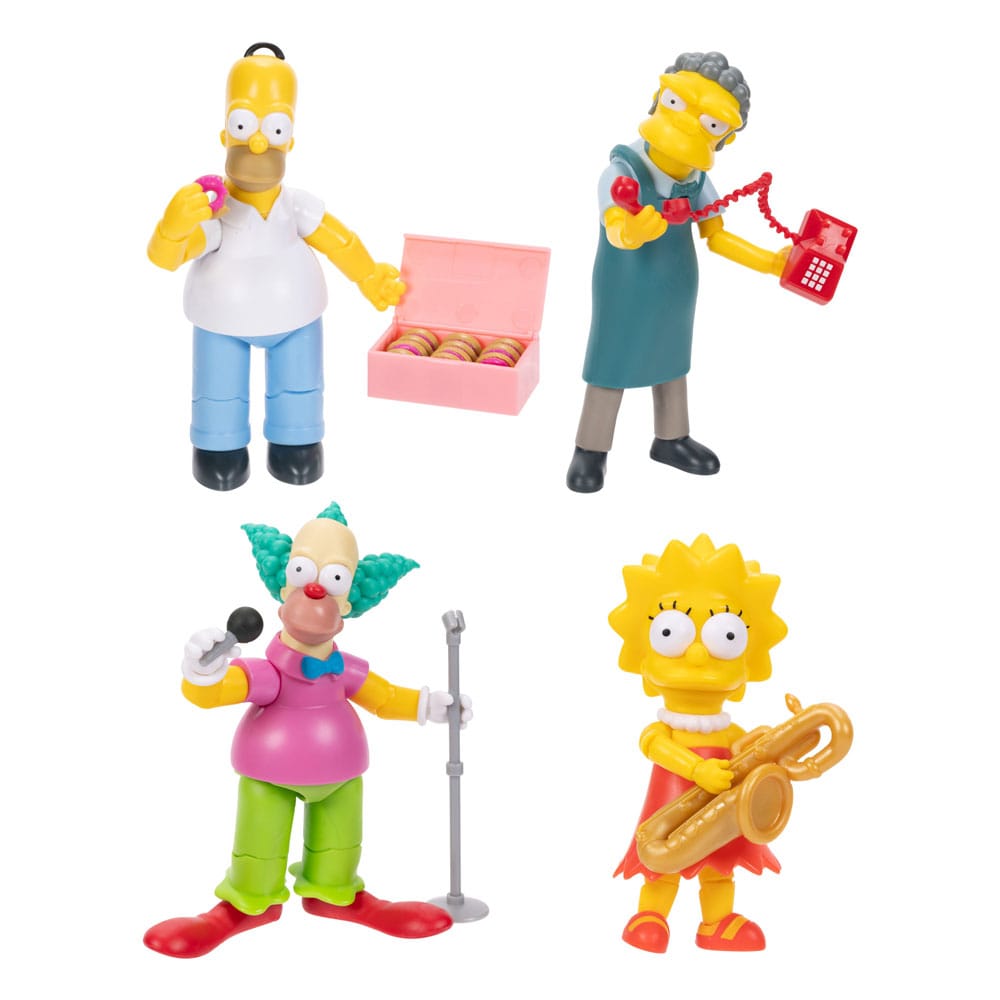 The Simpsons Action Figures Wave 2 13 cm Assortment 6 Pack