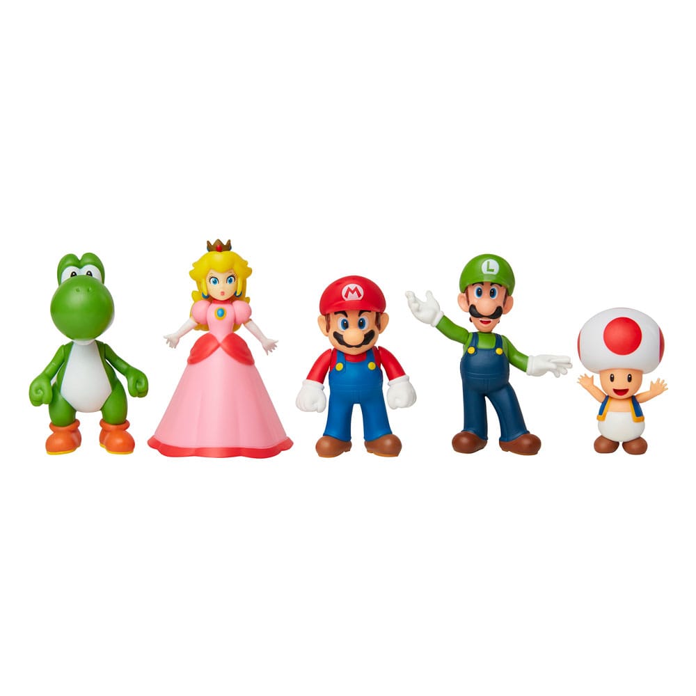 World of Nintendo Super Mario and Friends Figure Set Exclusive 5 Pack