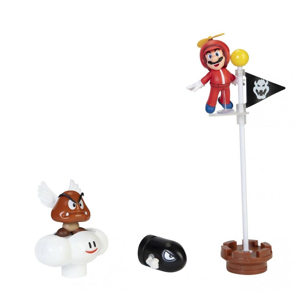 World of Nintendo Super Mario Diorama Set Cloud Scene Pack