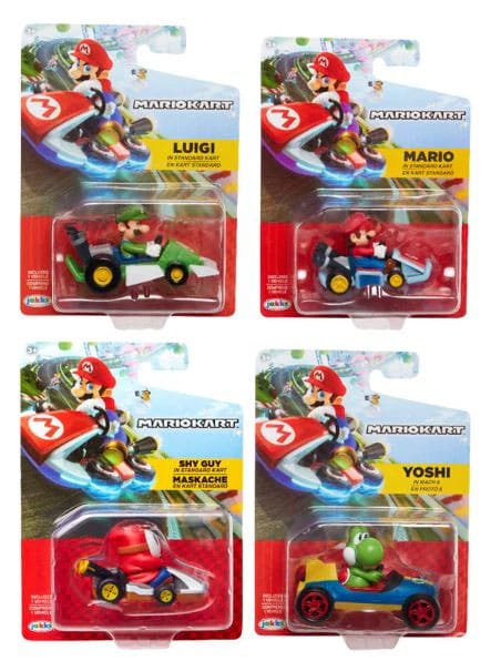 Super Mario Kart Vehicle Collection Wave 5 Assortment 8 Pack