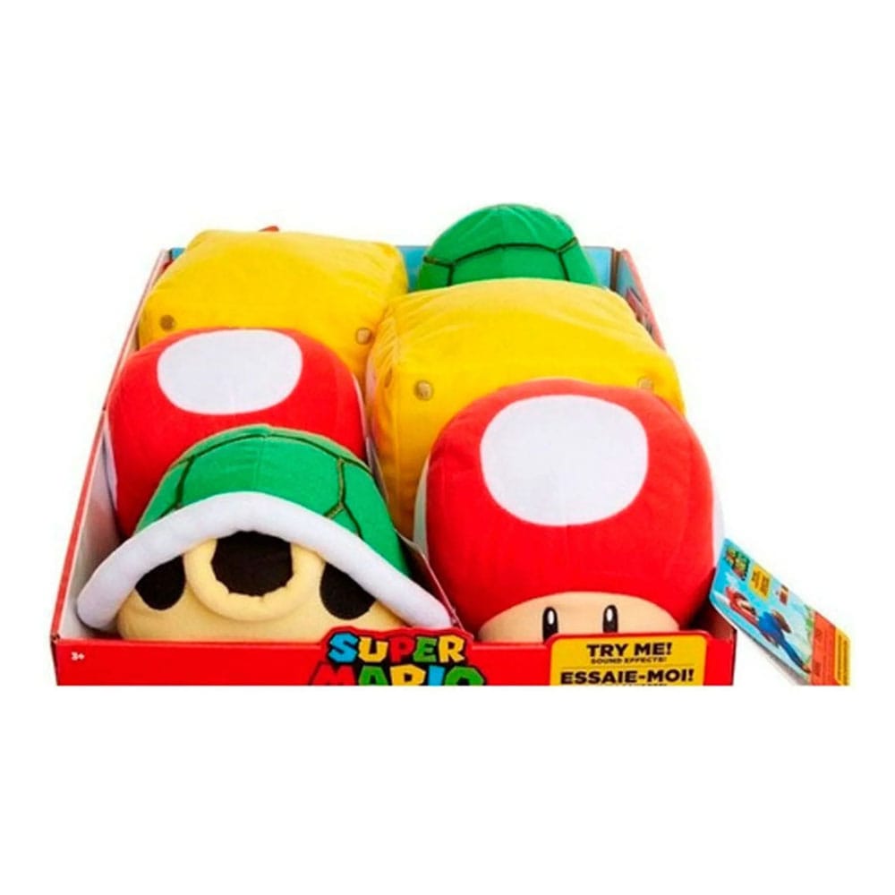 World of Nintendo Super Mario Plush Character Figures 6 Pack