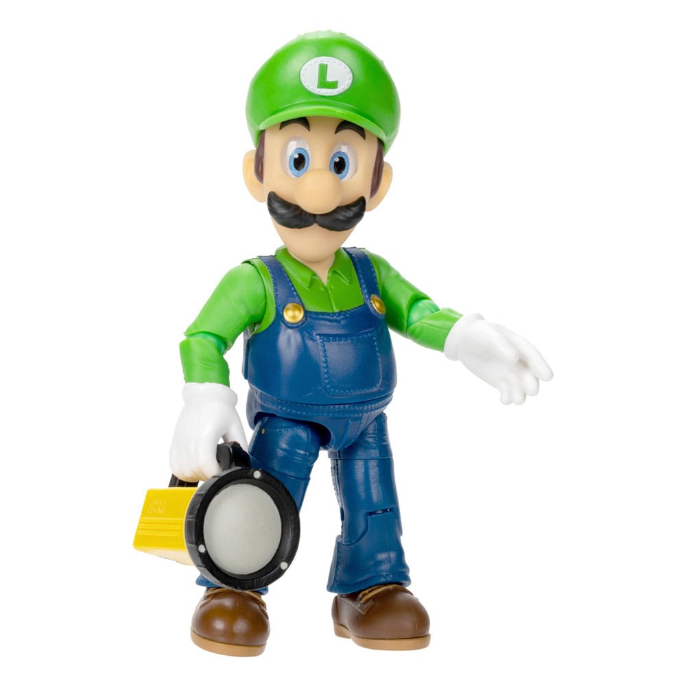 Super Mario Bros Movie Luigi Action Figure 13 cm Poseable Toy