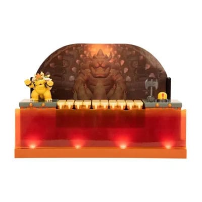 World of Nintendo Super Mario Bowser Battle Deluxe Playset