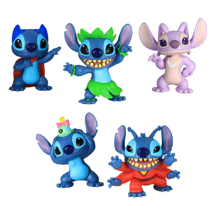 Disney’s Lilo & Stitch Collectible Stitch 5 Figure Set