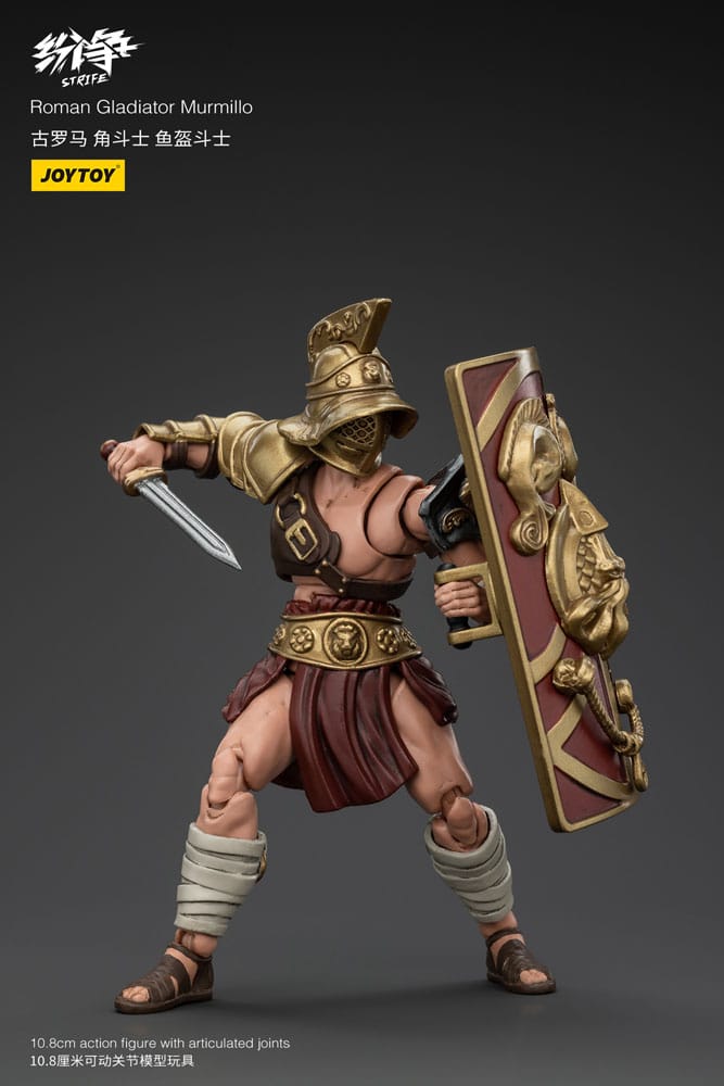 JOYTOY Strife Roman Gladiator Murmillo 1/18 Scale Articulated Action Figure
