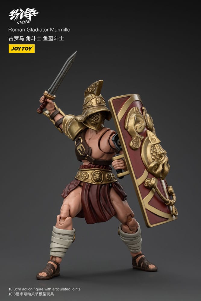JOYTOY Strife Roman Gladiator Murmillo 1/18 Scale Articulated Action Figure