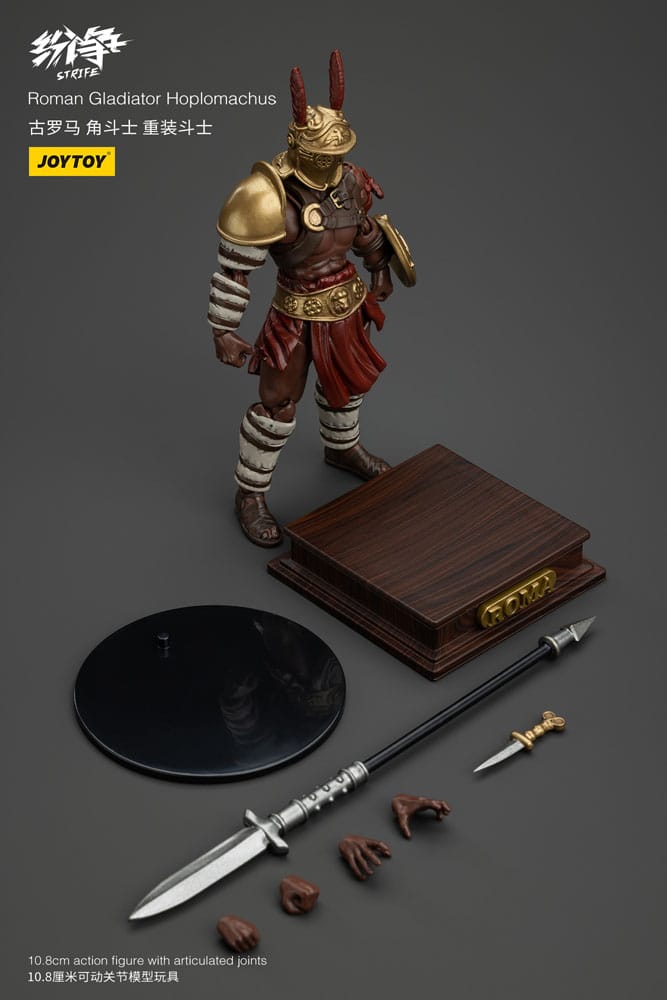 JOYTOY Strife Roman Gladiator Hoplomachus 1/18 Scale Articulated Action Figure