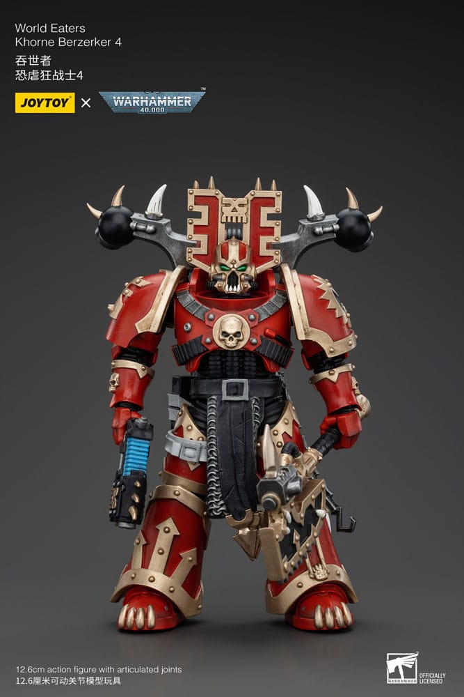 Warhammer Khorne Berzerker Four World Eaters Warhammer 40k Action Figure 13 cm
