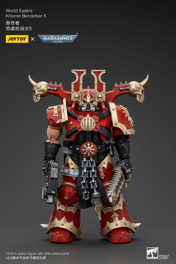Warhammer Khorne Berzerker Five World Eaters Warhammer 40k Action Figure 13 cm