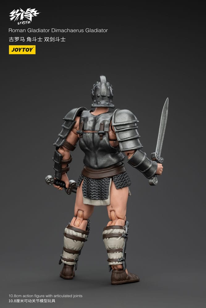JOYTOY Strife Roman Gladiator Dimachaerus 1/18 Scale Articulated Action Figure