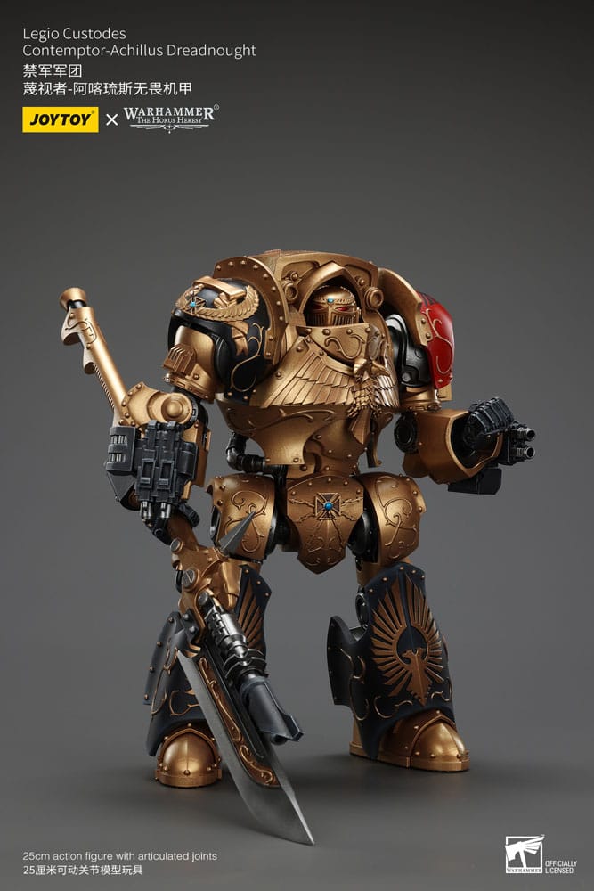 Warhammer The Horus Heresy Legio Custodes Contemptor-Achillus Dreadnought 10" Scale Action Figure