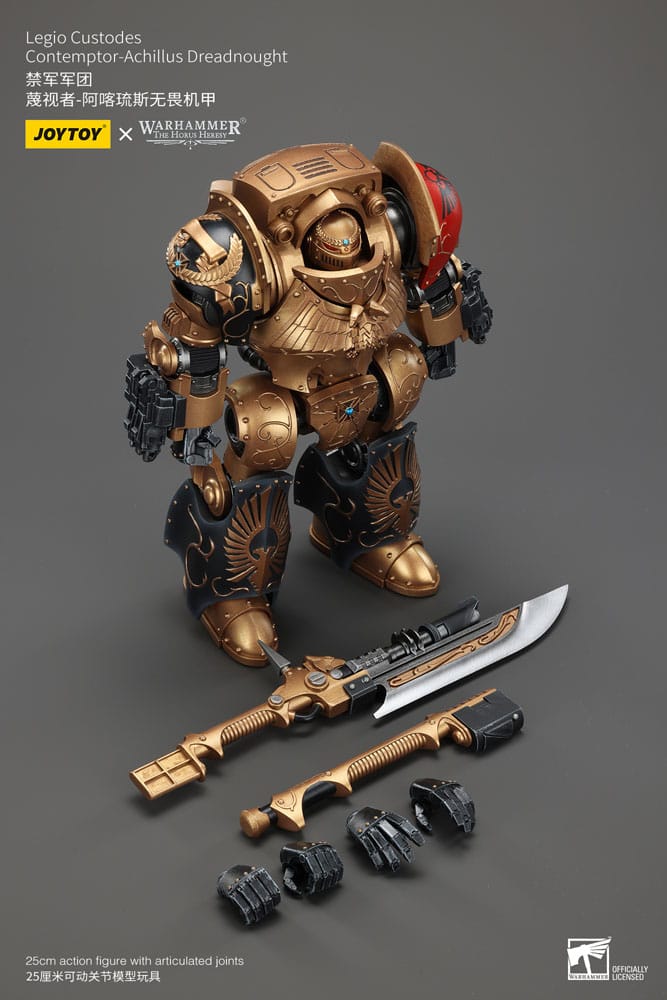 Warhammer The Horus Heresy Legio Custodes Contemptor-Achillus Dreadnought 10" Scale Action Figure