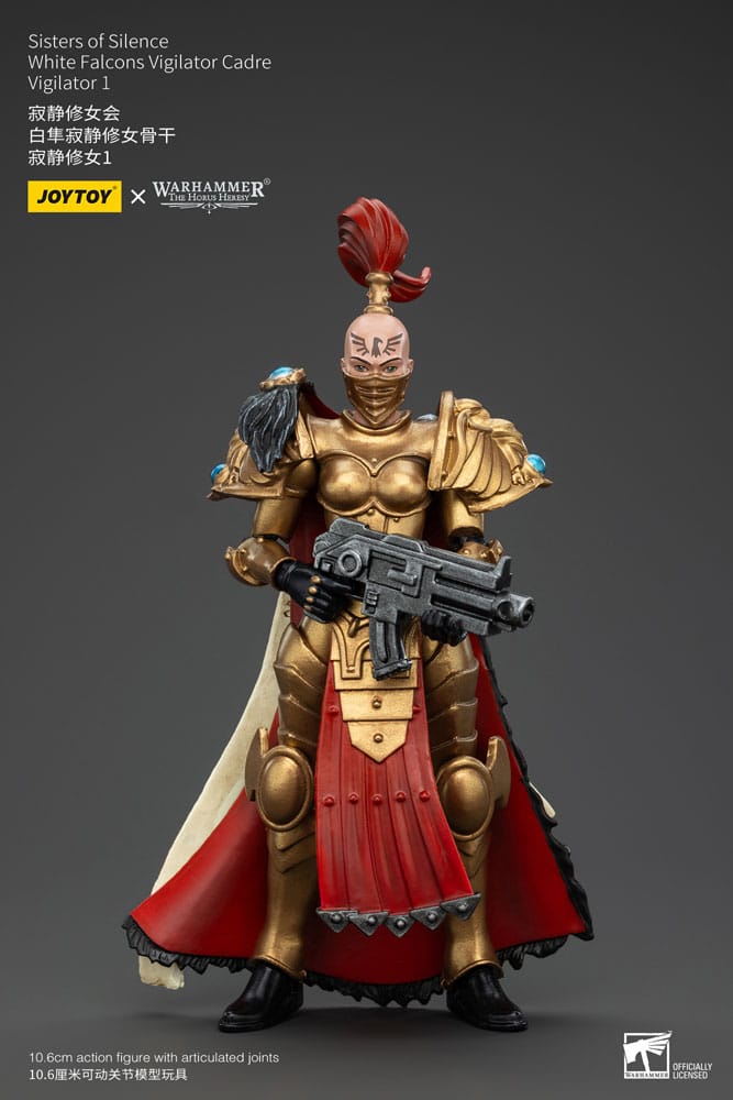 Warhammer Vigilator One Sisters of Silence White Falcons The Horus Heresy Action Figure 19 cm
