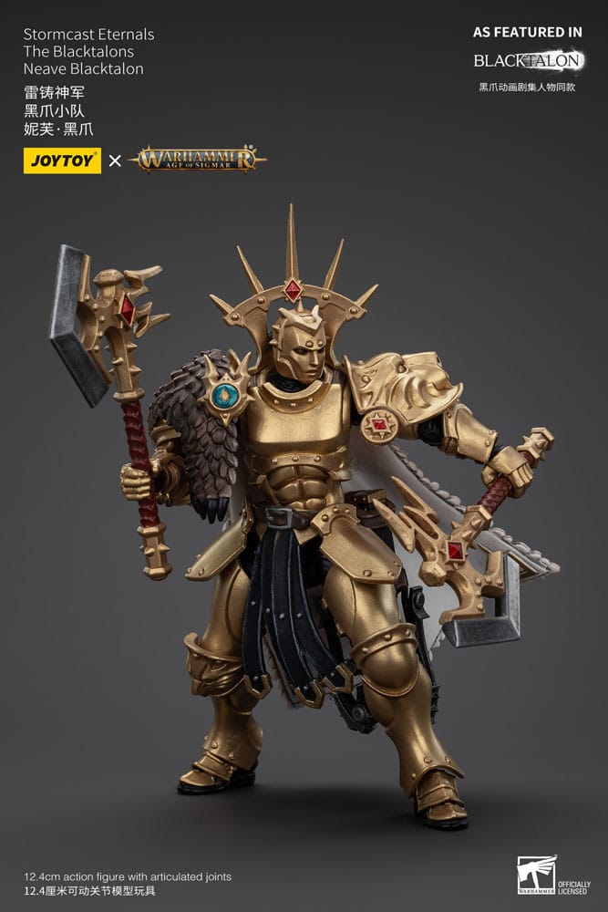 Warhammer Age of Sigmar Stormcast Eternals The Blacktalons Neave Blacktalon 8" Scale Scale Action Figure