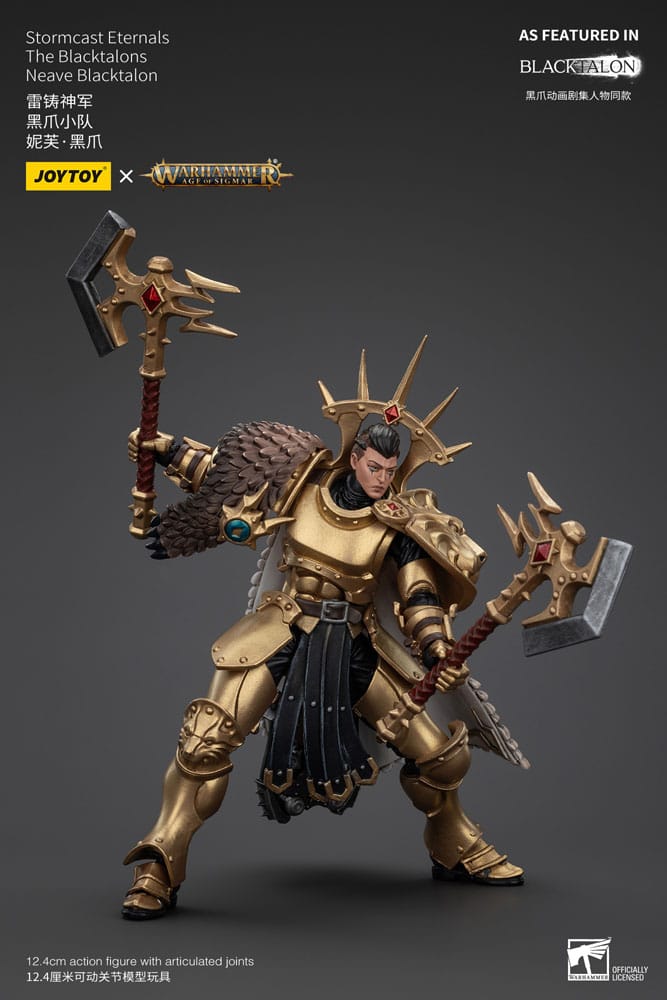 Warhammer Age of Sigmar Stormcast Eternals The Blacktalons Neave Blacktalon 8" Scale Scale Action Figure