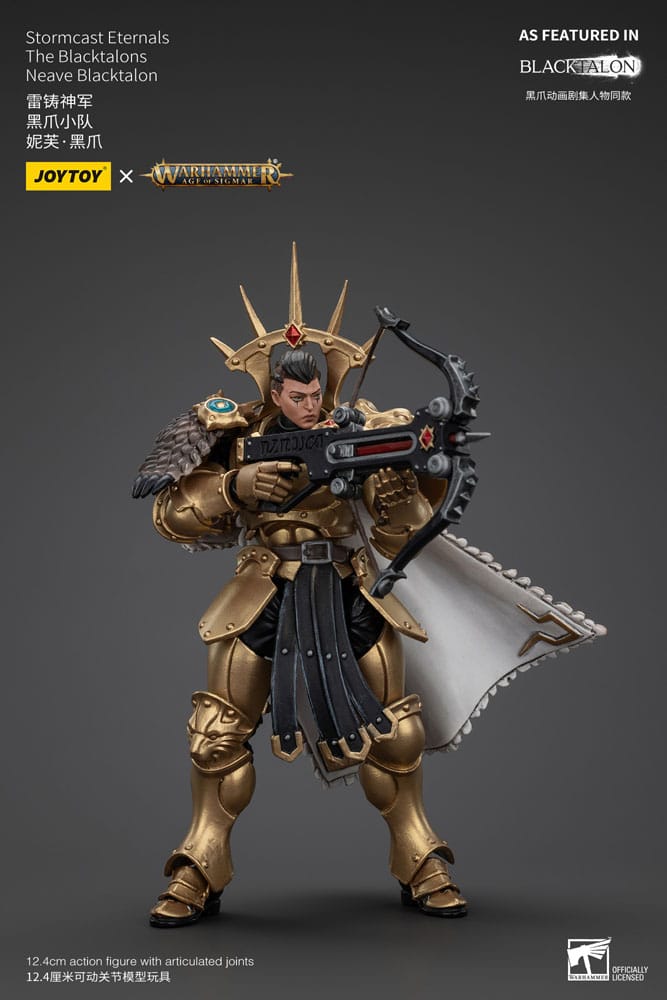 Warhammer Age of Sigmar Stormcast Eternals The Blacktalons Neave Blacktalon 8" Scale Scale Action Figure