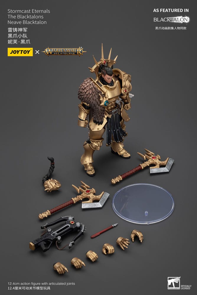 Warhammer Age of Sigmar Stormcast Eternals The Blacktalons Neave Blacktalon 8" Scale Scale Action Figure