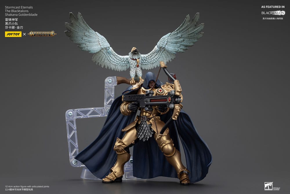 Warhammer Age of Sigmar Stormcast Eternals The Blacktalons Shakana Goldenblade 8" Scale Scale Action Figure