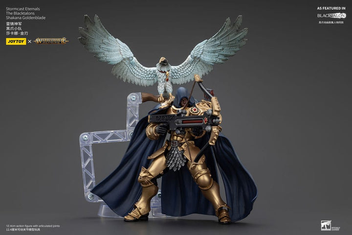 Warhammer Age of Sigmar Stormcast Eternals The Blacktalons Shakana Goldenblade 8" Scale Scale Action Figure