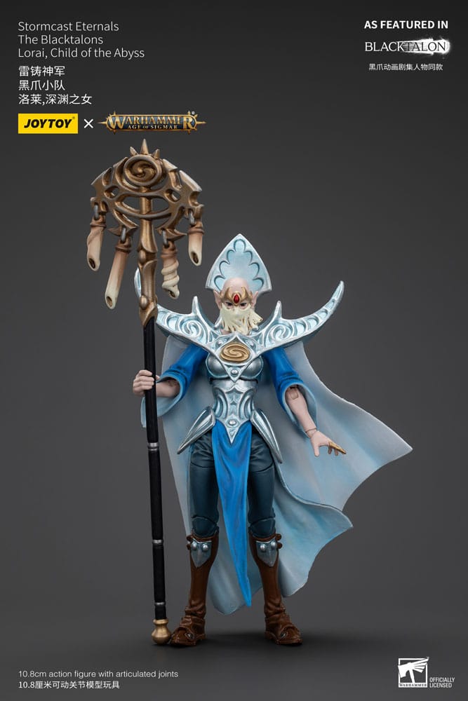 Warhammer Age of Sigmar Stormcast Eternals The Blacktalons Lorai Child of the Abyss 1/18 Scale Action Figure