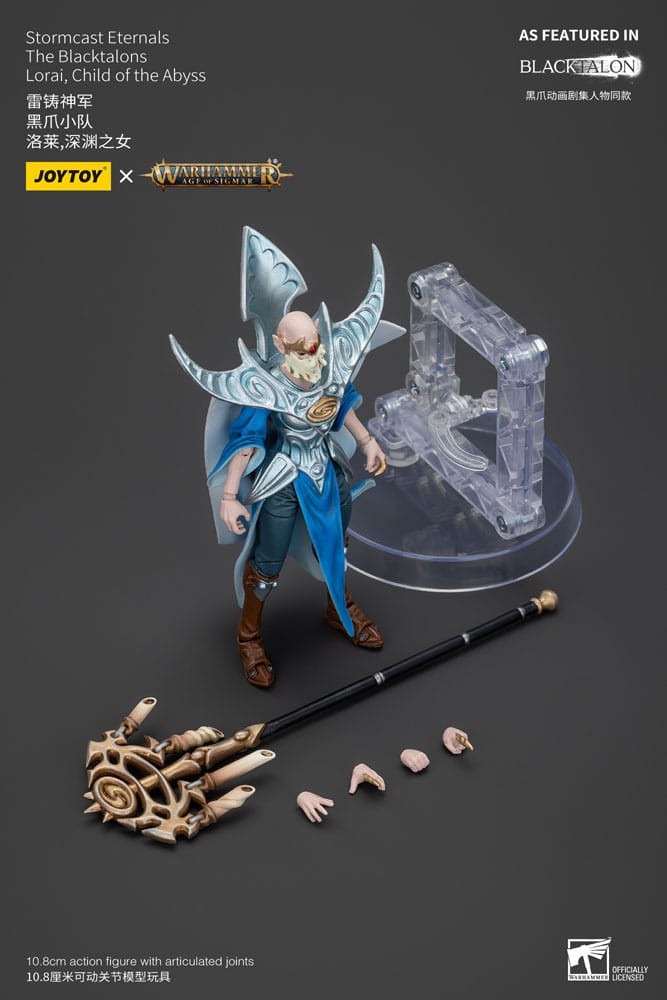 Warhammer Age of Sigmar Stormcast Eternals The Blacktalons Lorai Child of the Abyss 1/18 Scale Action Figure