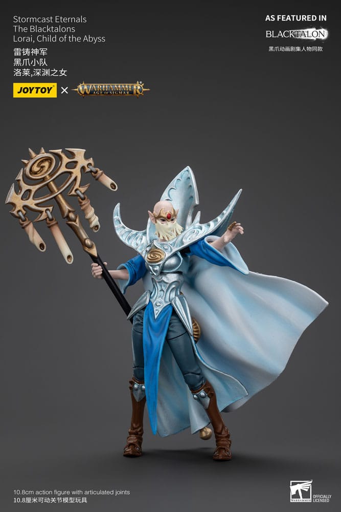 Warhammer Age of Sigmar Stormcast Eternals The Blacktalons Lorai Child of the Abyss 1/18 Scale Action Figure