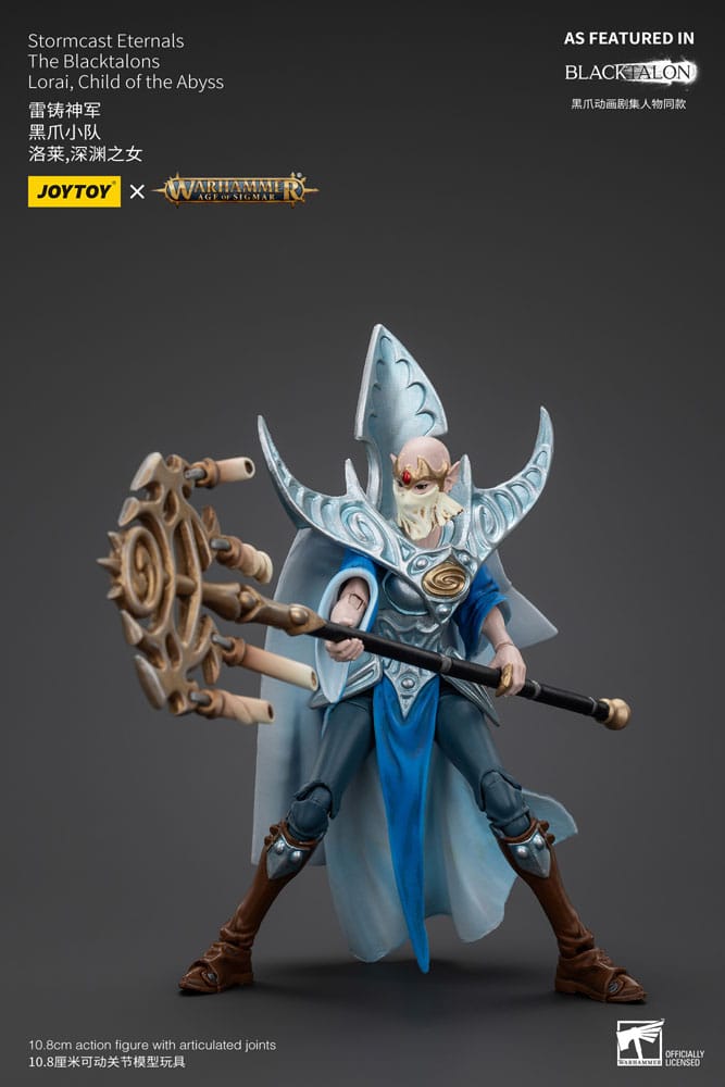 Warhammer Age of Sigmar Stormcast Eternals The Blacktalons Lorai Child of the Abyss 1/18 Scale Action Figure