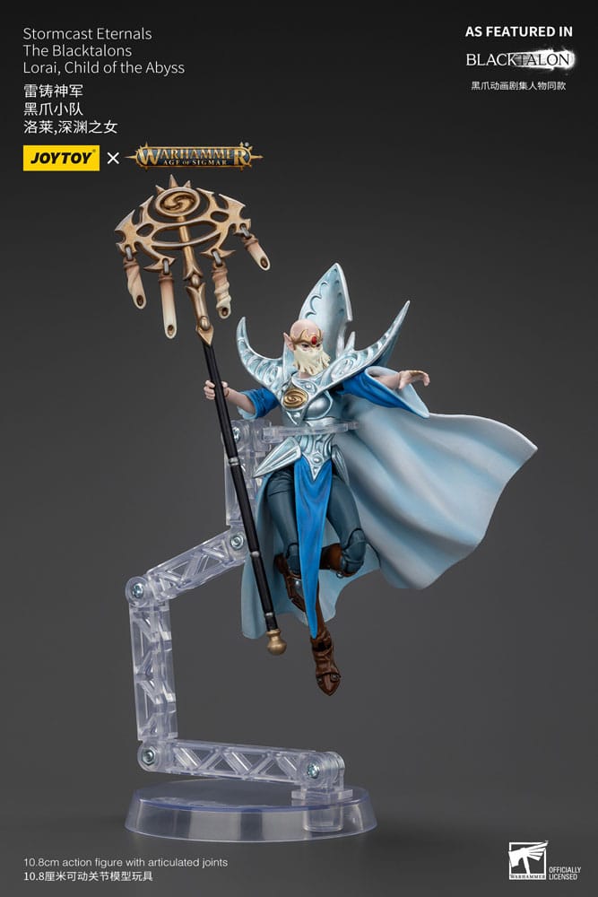 Warhammer Age of Sigmar Stormcast Eternals The Blacktalons Lorai Child of the Abyss 1/18 Scale Action Figure