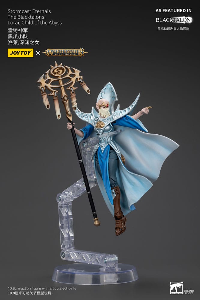Warhammer Age of Sigmar Stormcast Eternals The Blacktalons Lorai Child of the Abyss 1/18 Scale Action Figure
