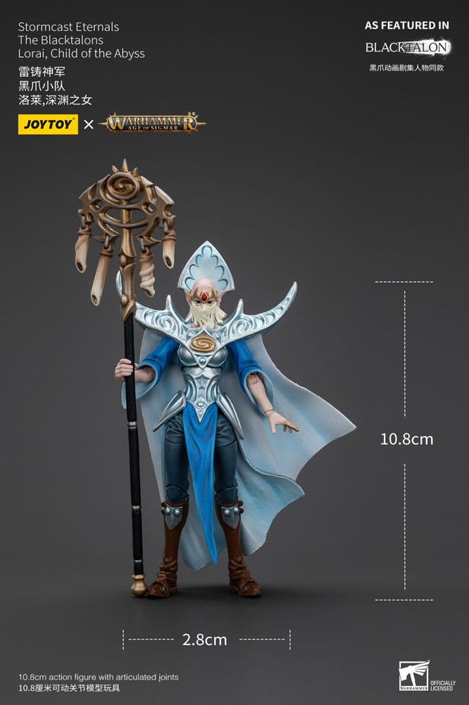 Warhammer Age of Sigmar Stormcast Eternals The Blacktalons Lorai Child of the Abyss 1/18 Scale Action Figure
