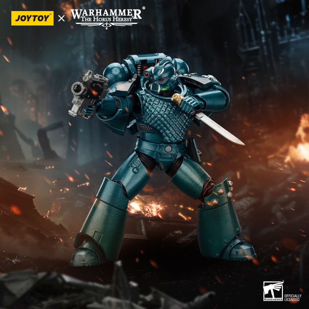 Warhammer Alpha Legion Headhunter Banestrike Combi Bolter Power Dagger The Horus Heresy Action Figure 20 cm