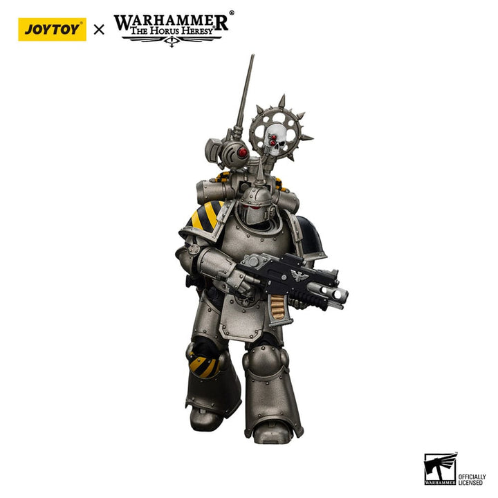 Warhammer The Horus Heresy lron Warriors MKlIl Tactical Legionary with Nuncio-vox 1/18 Scale Action Figure