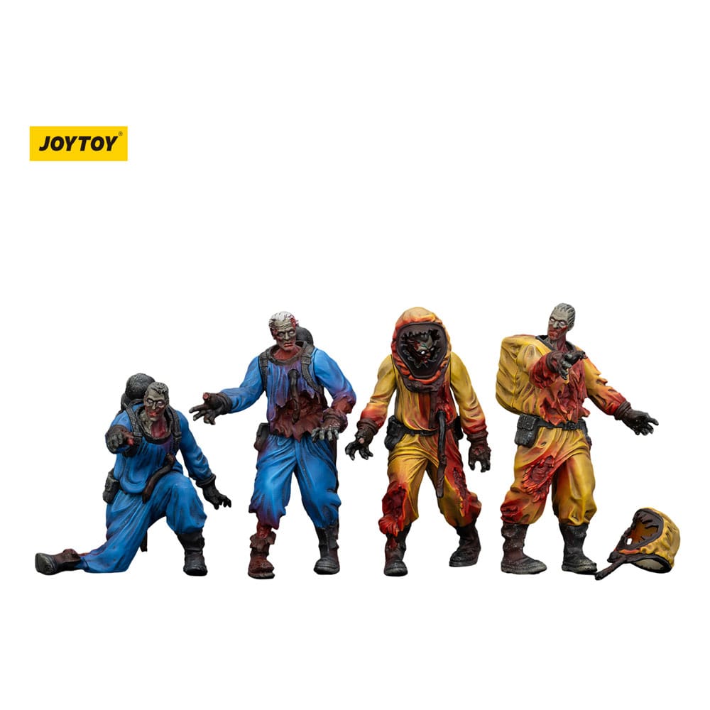 Dark Source Zombie Biochemical Lab Team 3.1" Action Figures (4-Pack)