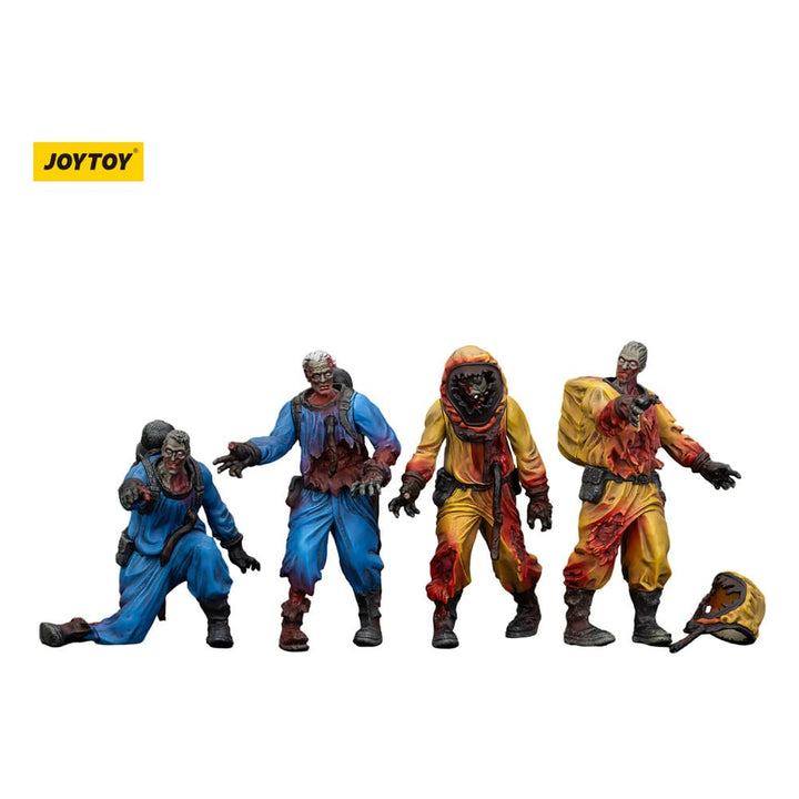 Dark Source Zombie Biochemical Lab Team 3.1" Action Figures (4-Pack)