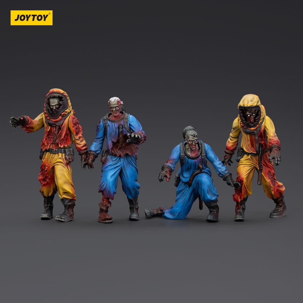 Dark Source Zombie Biochemical Lab Team 3.1" Action Figures (4-Pack)