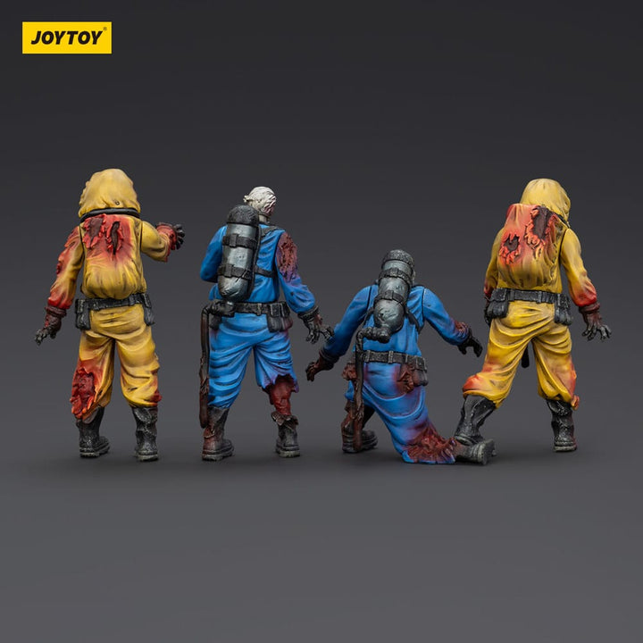 Dark Source Zombie Biochemical Lab Team 3.1" Action Figures (4-Pack)