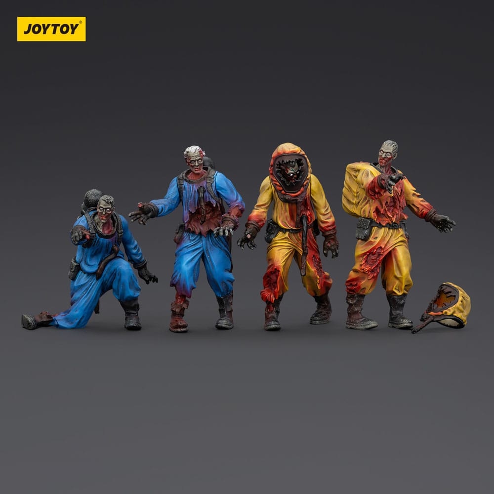 Dark Source Zombie Biochemical Lab Team 3.1" Action Figures (4-Pack)