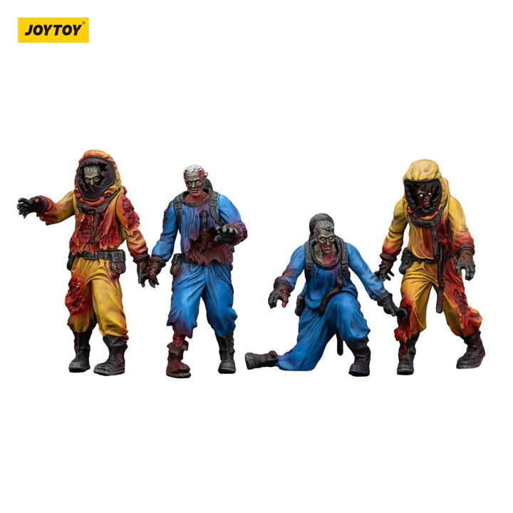 Dark Source Zombie Biochemical Lab Team 3.1" Action Figures (4-Pack)