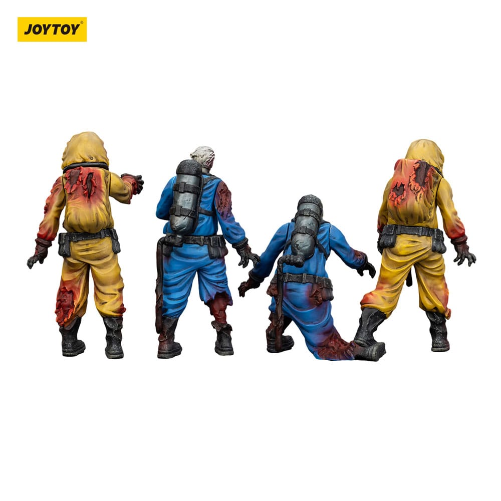 Dark Source Zombie Biochemical Lab Team 3.1" Action Figures (4-Pack)