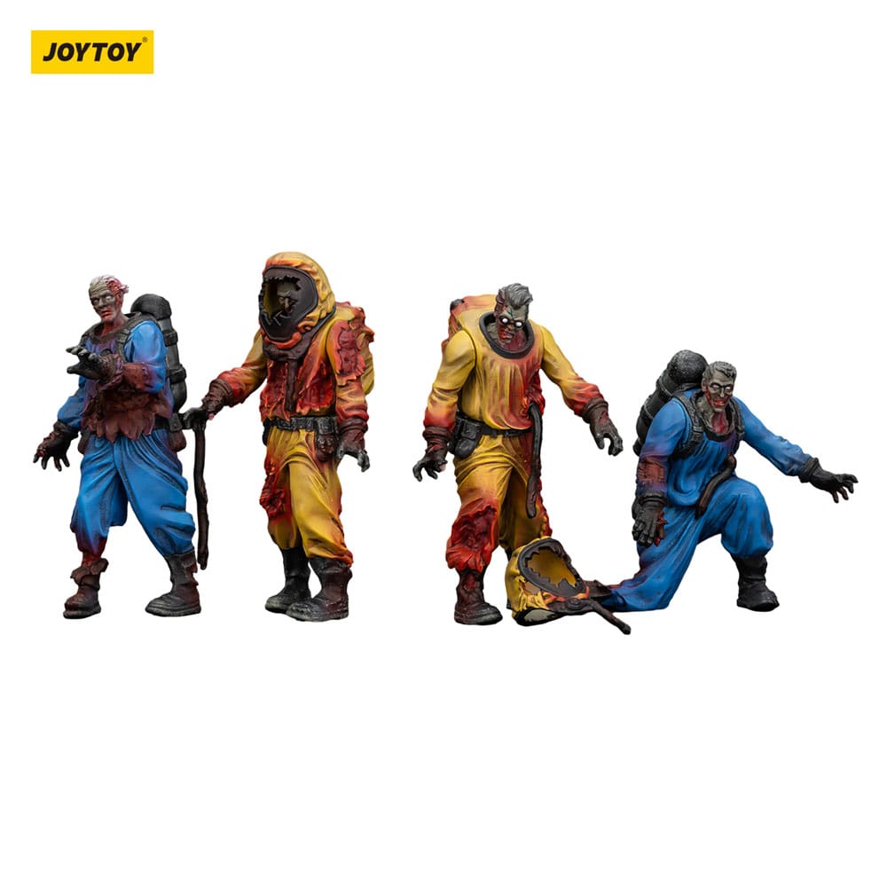 Dark Source Zombie Biochemical Lab Team 3.1" Action Figures (4-Pack)