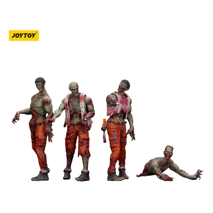 Dark Source Zombie Mechanic Team 3.1" Action Figures (4-Pack)