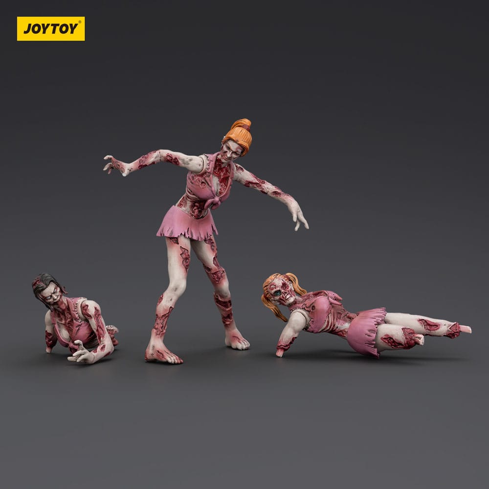 Dark Source Zombie Cheer Leaders 3.1" Action Figures (3-Pack)